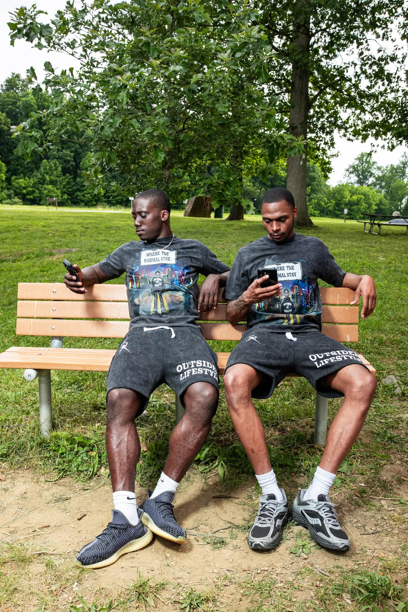 Outsider Lifestyle Black Shorts