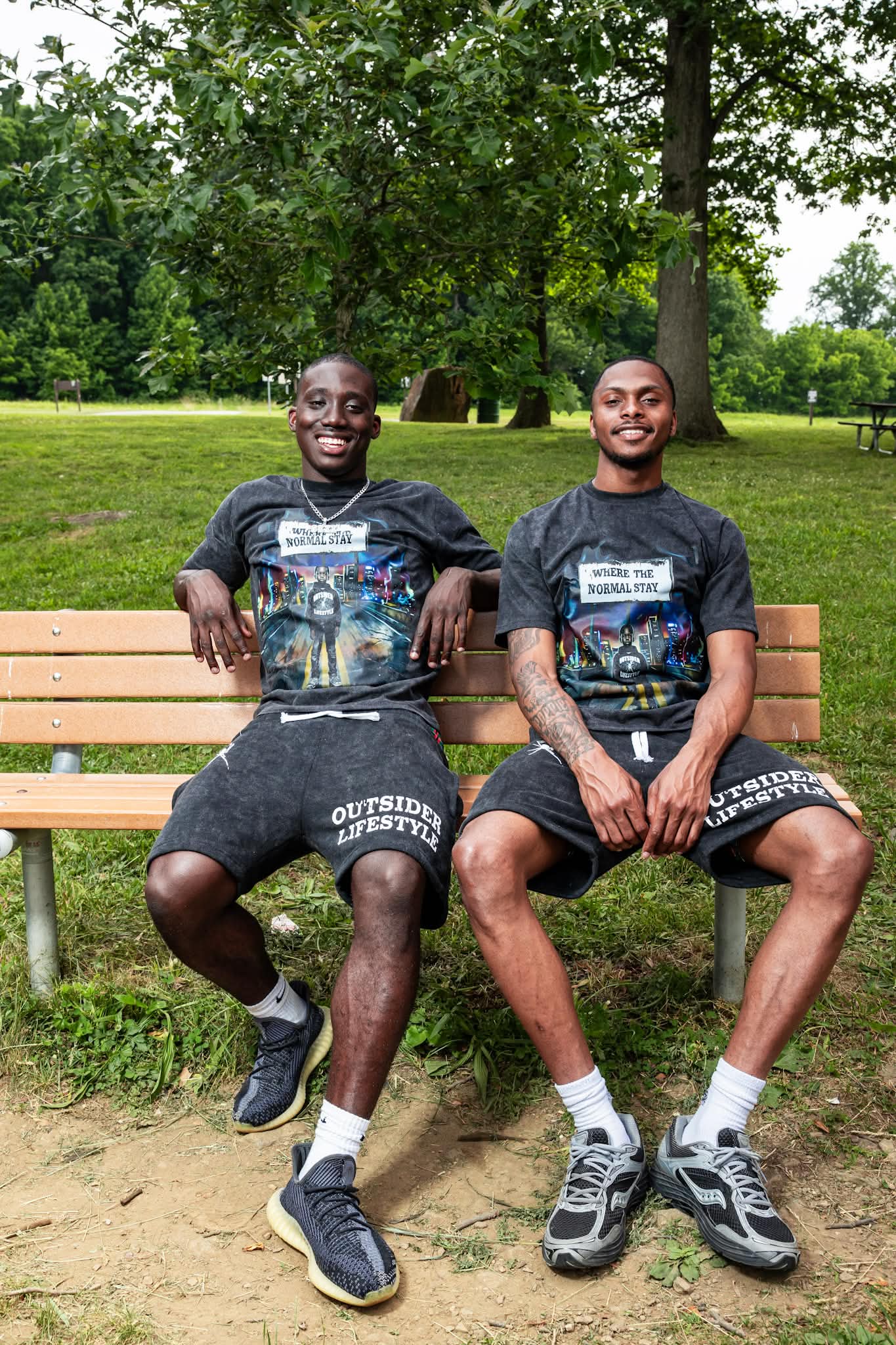 Outsider Lifestyle Black Shorts