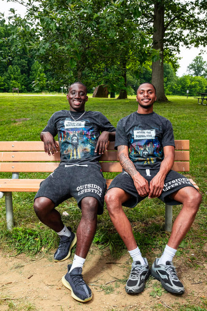 Outsider Lifestyle Black Shorts