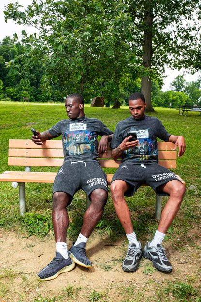 Outsider Lifestyle Black Shorts